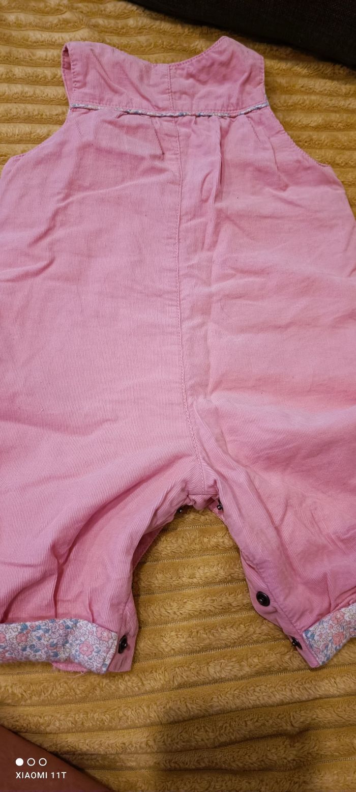 Salopette rose velours - photo numéro 6