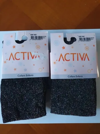 Lots 2 collants enfants