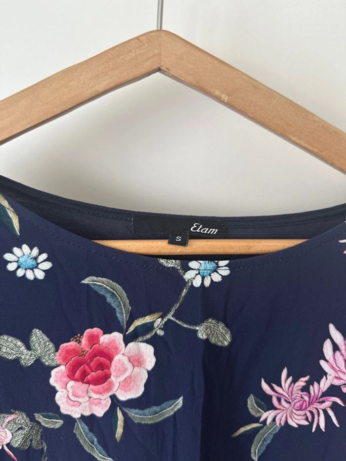 Blouse manches 3/4 taille S Etam - photo numéro 4