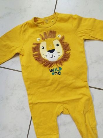 Pyjama grenouillère barboteuse Kiabi 12 mois