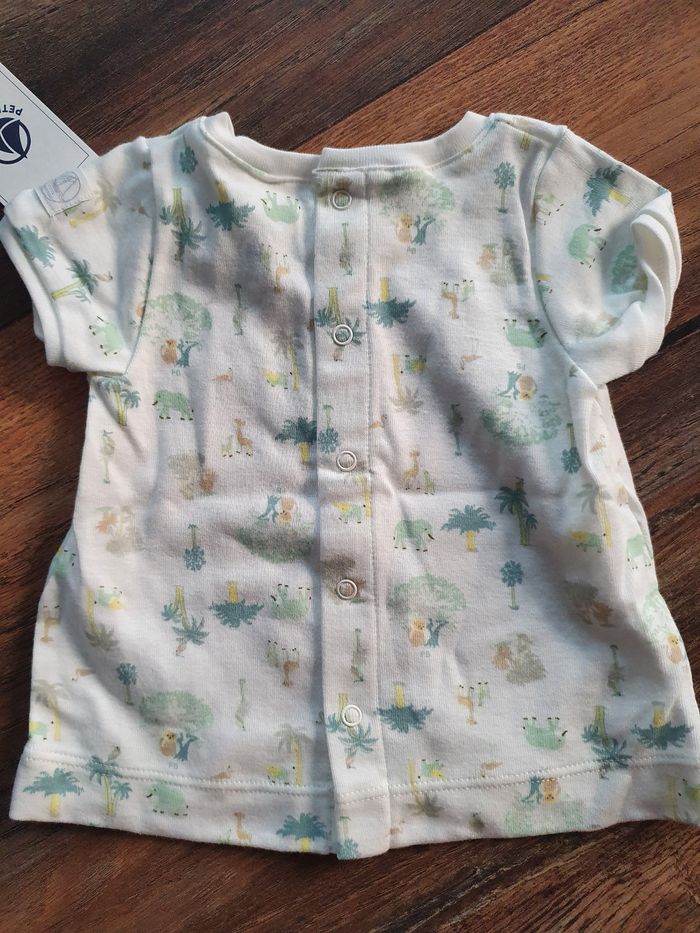 Tee-shirt Petit Bateau 6 mois - photo numéro 3