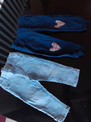 Lot pantalon fille 18mois