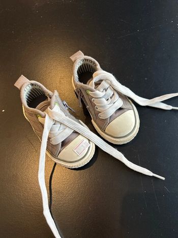 Chaussure toile grise