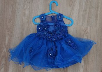 Robe cérémonie bleue 6 mois