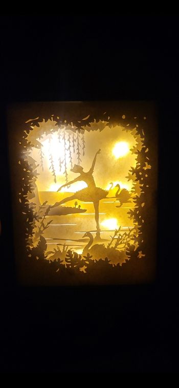 Veilleuse danceuse cadre