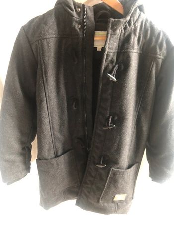 #manteau #dufflecoat #gris fonce #vertbaudet #12ans