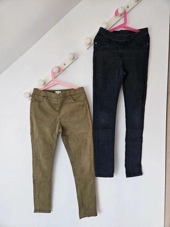 2 pantalons treggings fille 12 ans