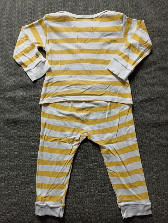 Combinaison rayée Petit Bateau 24m en TBE - photo numéro 2