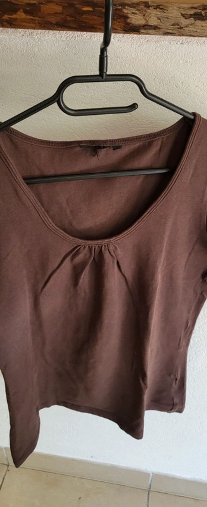 T-shirt marron 38 - photo numéro 2