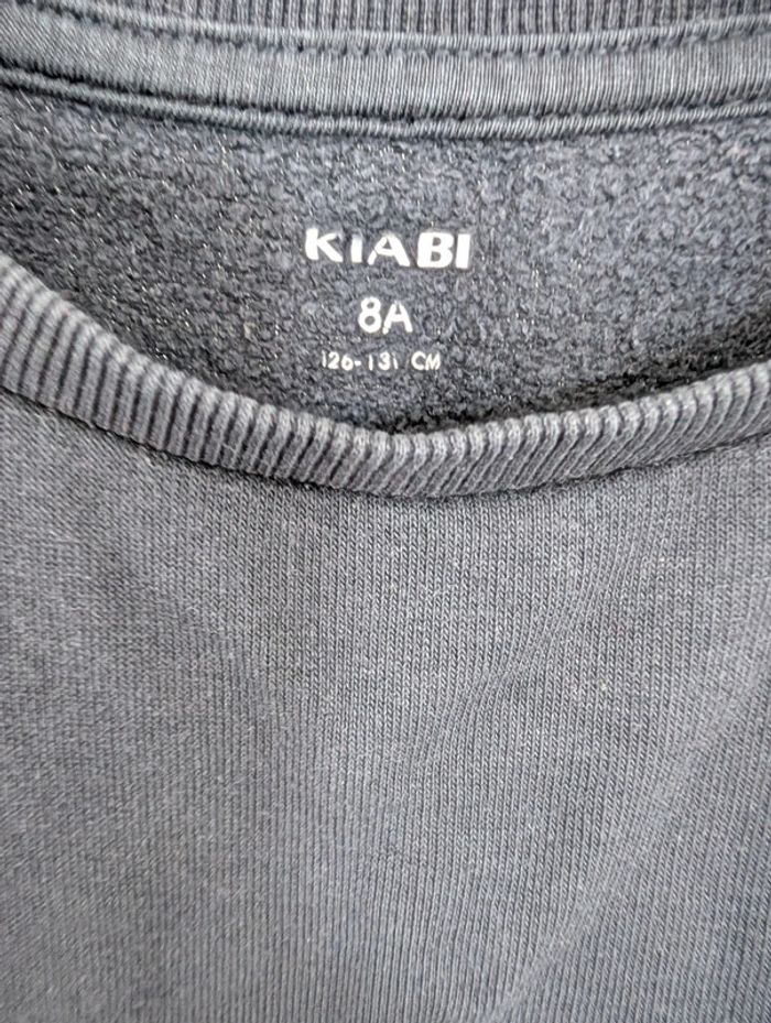 Sweat noir 8 ans Kiabi - photo numéro 3