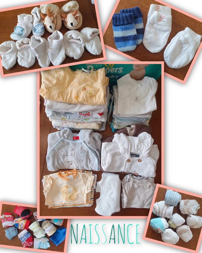 Vêtements naissance qu'il me reste de disponible