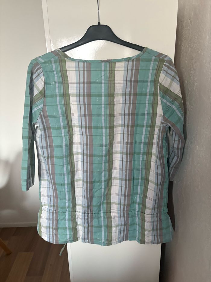 blouse à carreaux - photo numéro 2