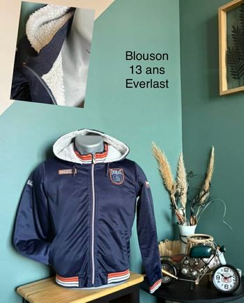 blouson doublé moumoute 13 ans