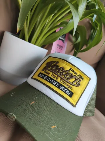 Casquette Trucker Western kaki