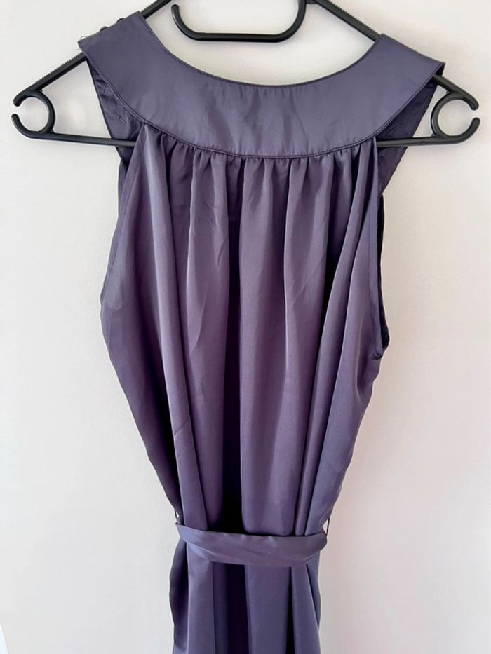 Robe taille 40 grise en soie - photo numéro 6