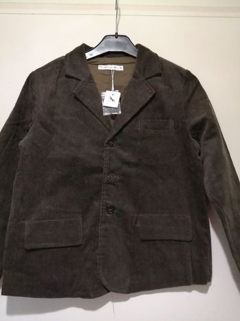 Veste bleu comme gris vert Kaki. Taille 12 ans.