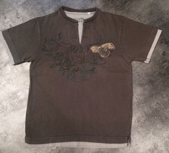 T'shirt couleur kaki 8ans