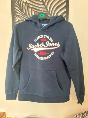 Sweat à capuche garçon Jack&Jones 14 ans