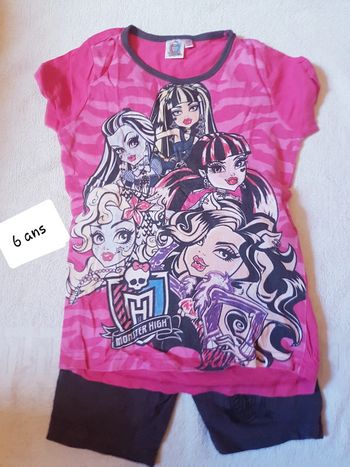 Pyjama monster high 6 ans