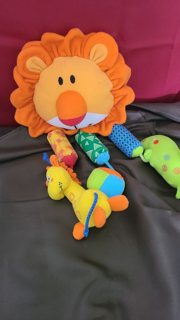 Mobile 47cm tête de lion de 25cm à grelots - photo numéro 5