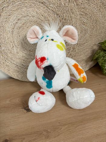 Rare doudou souris graffiti taches peinture nici 