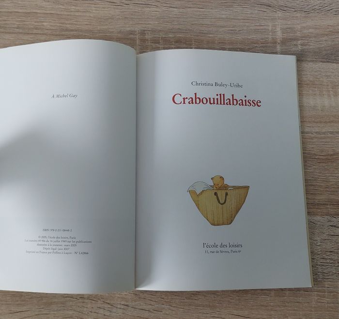 Crabouillabaisse - l'école des loisirs - photo numéro 2