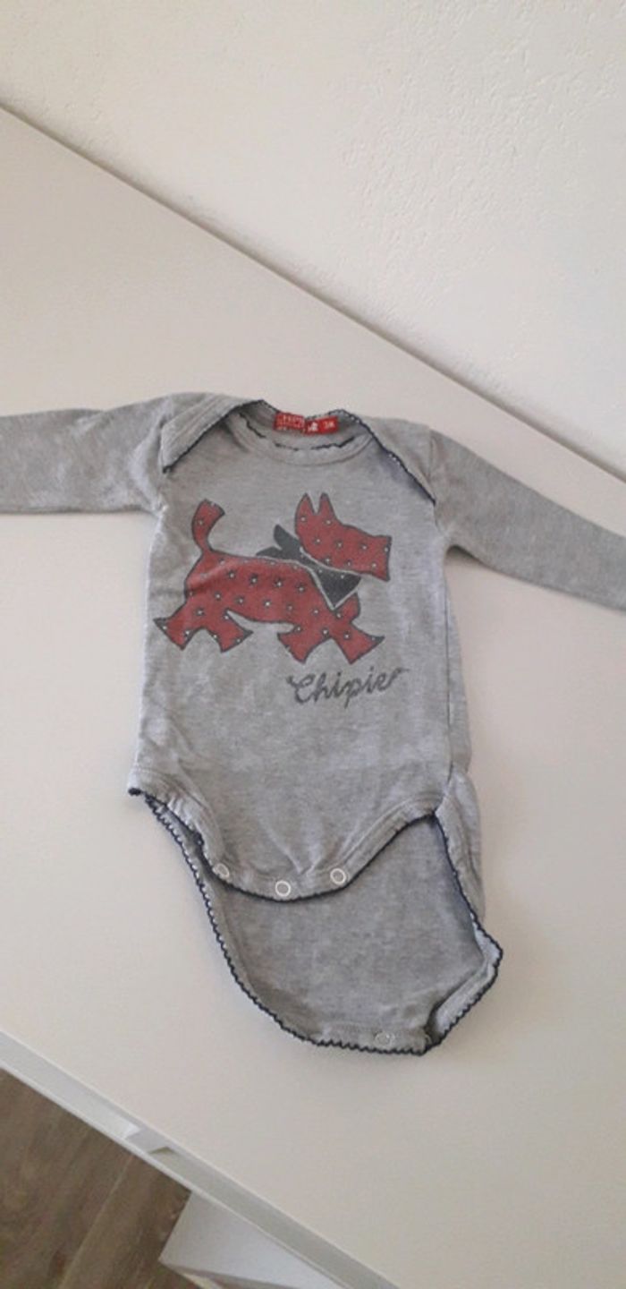 Lot bodies manches longues chipie 3 mois - photo numéro 3