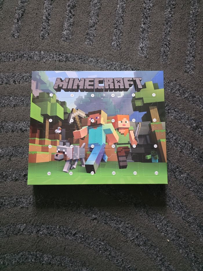 Calendrier de l'avent minecraft 24 cases de minecraft - photo numéro 4