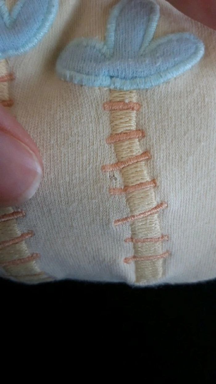 Pyjama/dors bien tex jaune - photo numéro 5