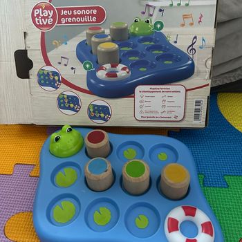 Jeu sonore et lumineux grenouille