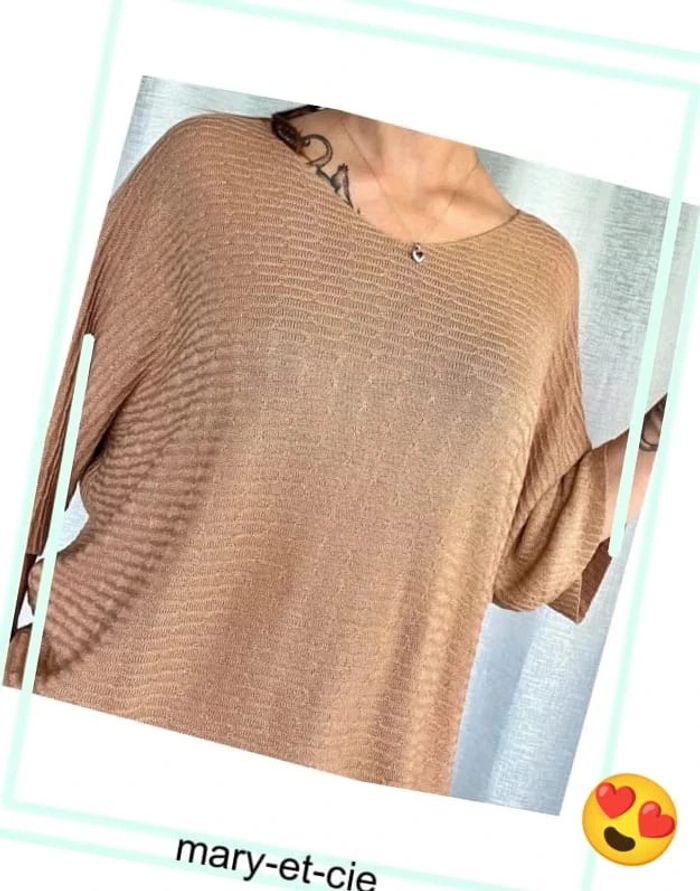Blouse ample manches 3/4 taille unique - made in Italy - photo numéro 5