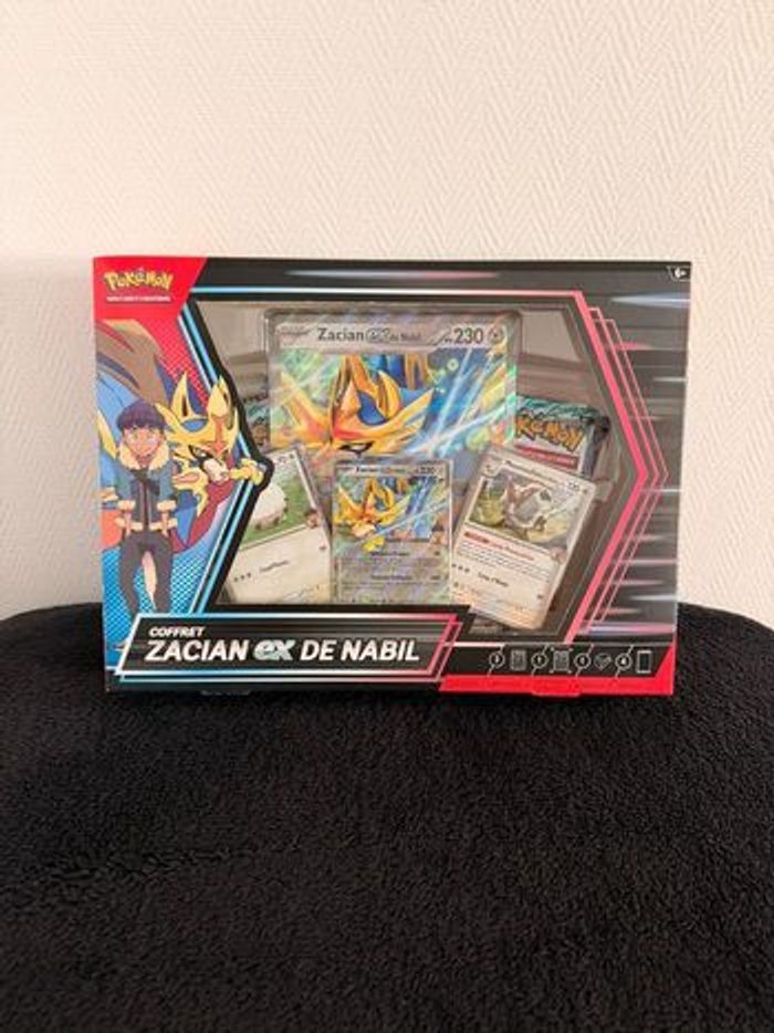 Coffret Pokémon Zacian ex de Nabil – Scellé FR – EV02 EV08 EV09 - photo numéro 1