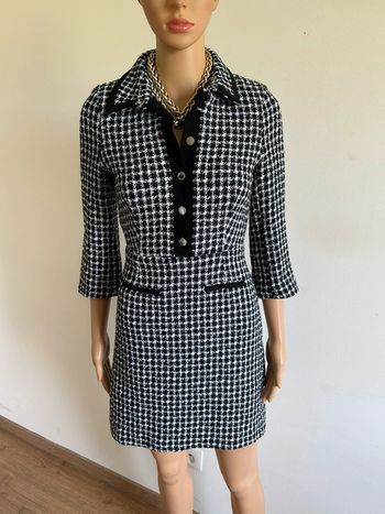 Robe épaisse noire et blanche neuve Morgan taille 34 (valeur 85€)