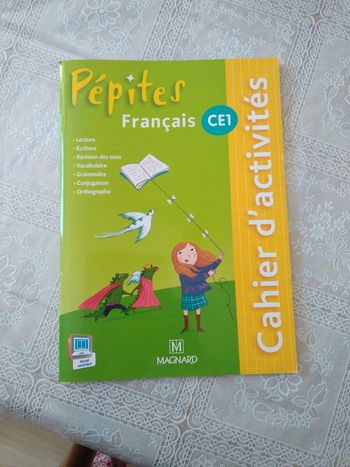 Cahier d'activités Pépites Français CE1