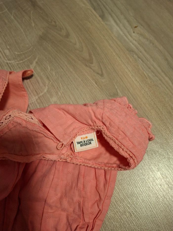 Combishort rose fille tape à l'œil 8 ans - photo numéro 2