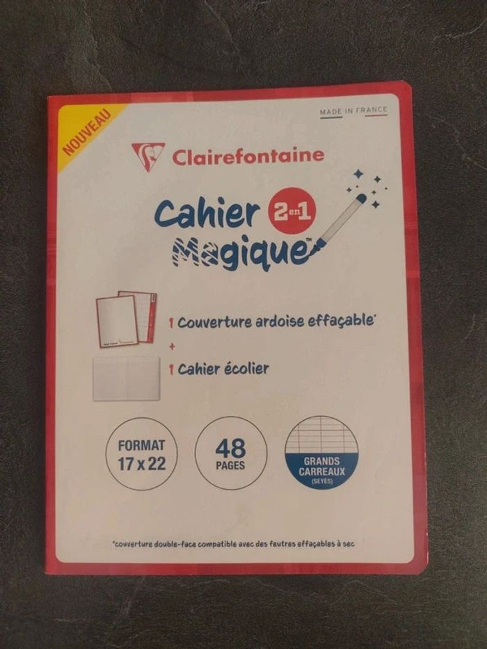 Petit cahier magique clairefontaine