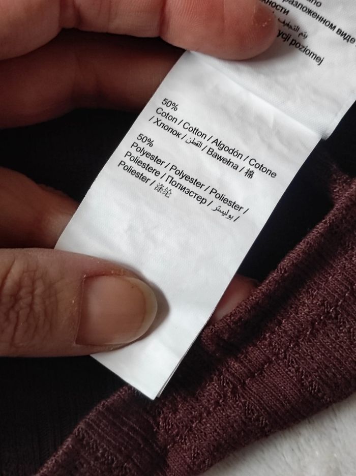 Haut court marron taille S - photo numéro 5