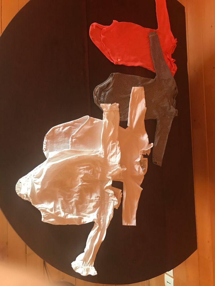 Lot bodies gocco -petit bateau