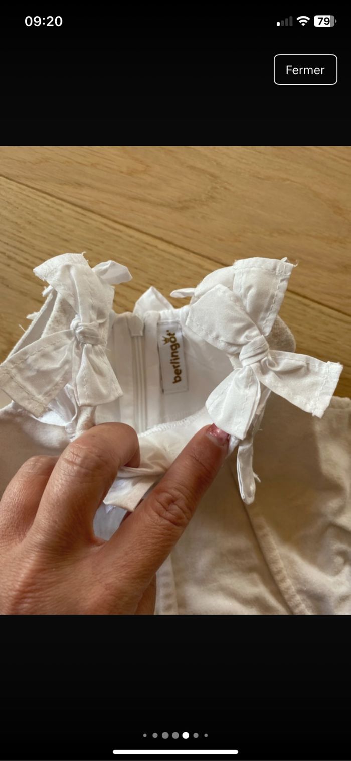 Lot de 6 robes de cérémonie 6 mois 🌸👗 - photo numéro 5