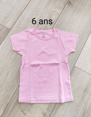 Maillot de corps 6 ans