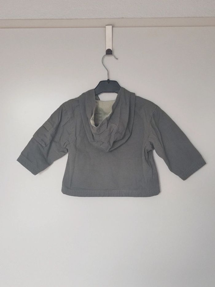 Veste à capuche kaki jaune Kimbaloo Jungle Racing - photo numéro 5