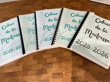 Cahier de la maîtresse édition 2025 2026 160 pages