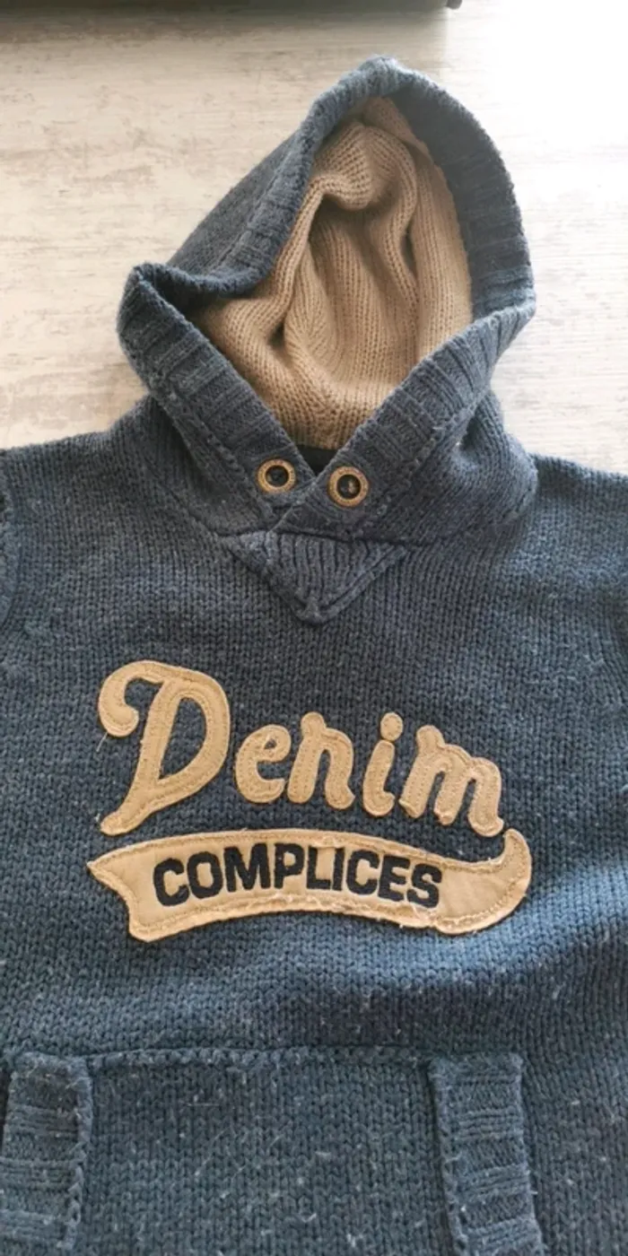 Pull à capuche - Complices - 8 ans - photo numéro 2