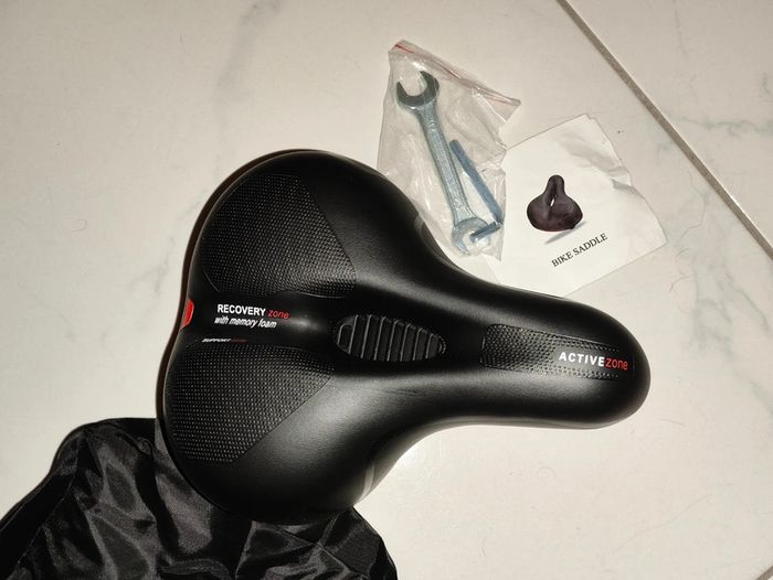Selle de velo Active Zone ventilé et soutenu Confort extrême
