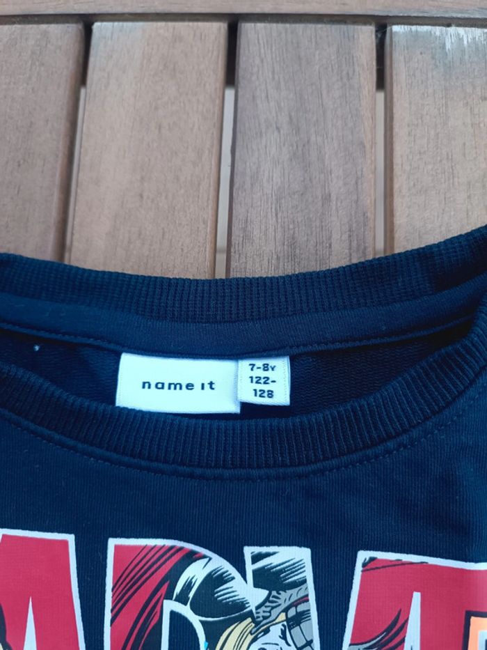 Sweat name it marvel 7-8 ans - photo numéro 3