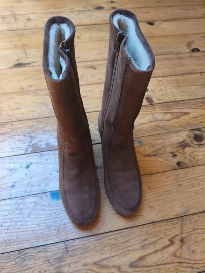 Bottines en mouton retourné - photo numéro 2