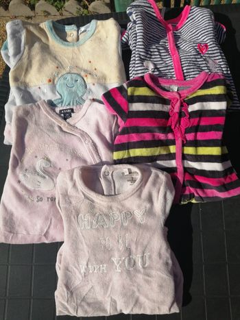 Lot vêtements bébé filles