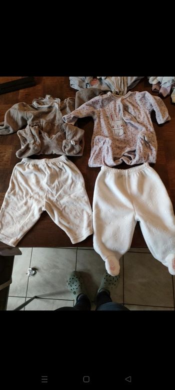 Pyjamas deux bah+ deux combi 3/6 mois