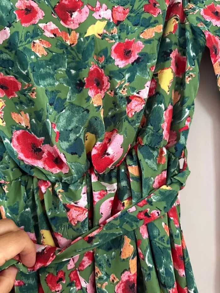 Robe d’été imprimé fleuri taille S/M lillie rose - photo numéro 7