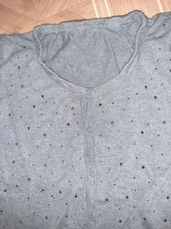 Gilet Etam gris 40
